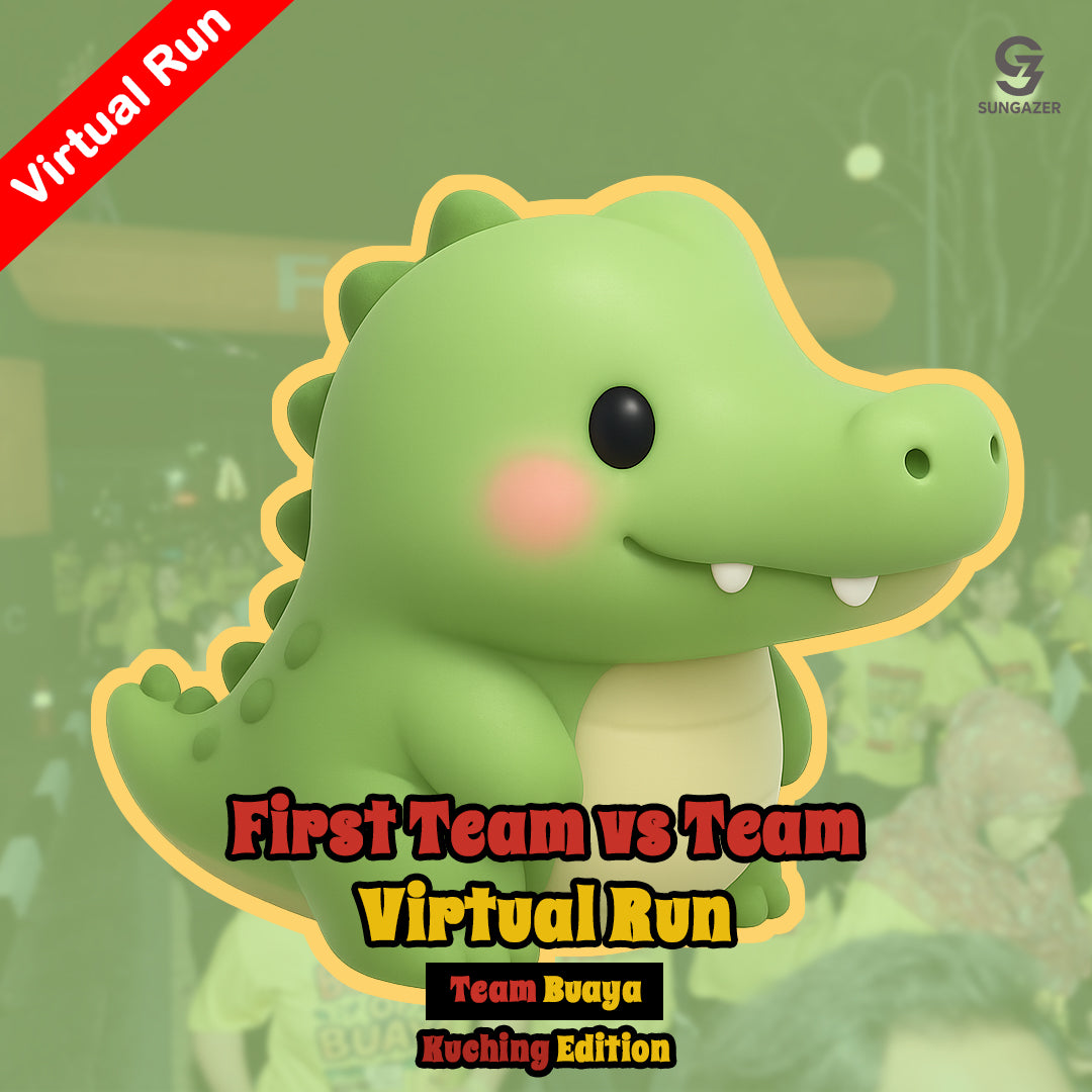 VIRTUAL RUN: Beware of Buaya (BoB) Kuching [5km/3km]