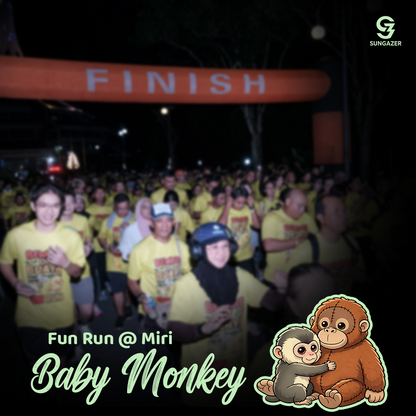 Baby Monkey Fun Run @ Miri