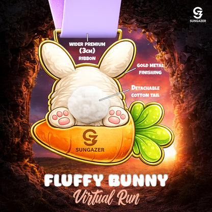 VIRTUAL RUN: Fluffy Bunny [5km/3km]