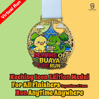VIRTUAL RUN: Beware of Buaya (BoB) Kuching [5km/3km]