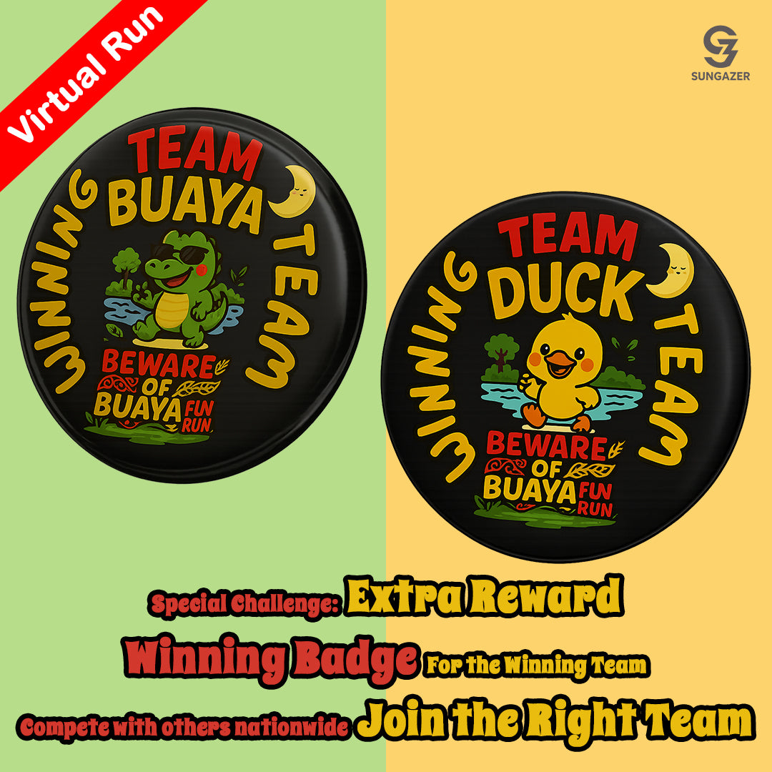 VIRTUAL RUN: Beware of Buaya (BoB) Kuching [5km/3km]