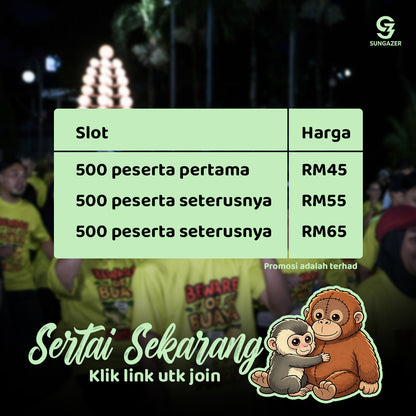Baby Monkey Fun Run @ Miri