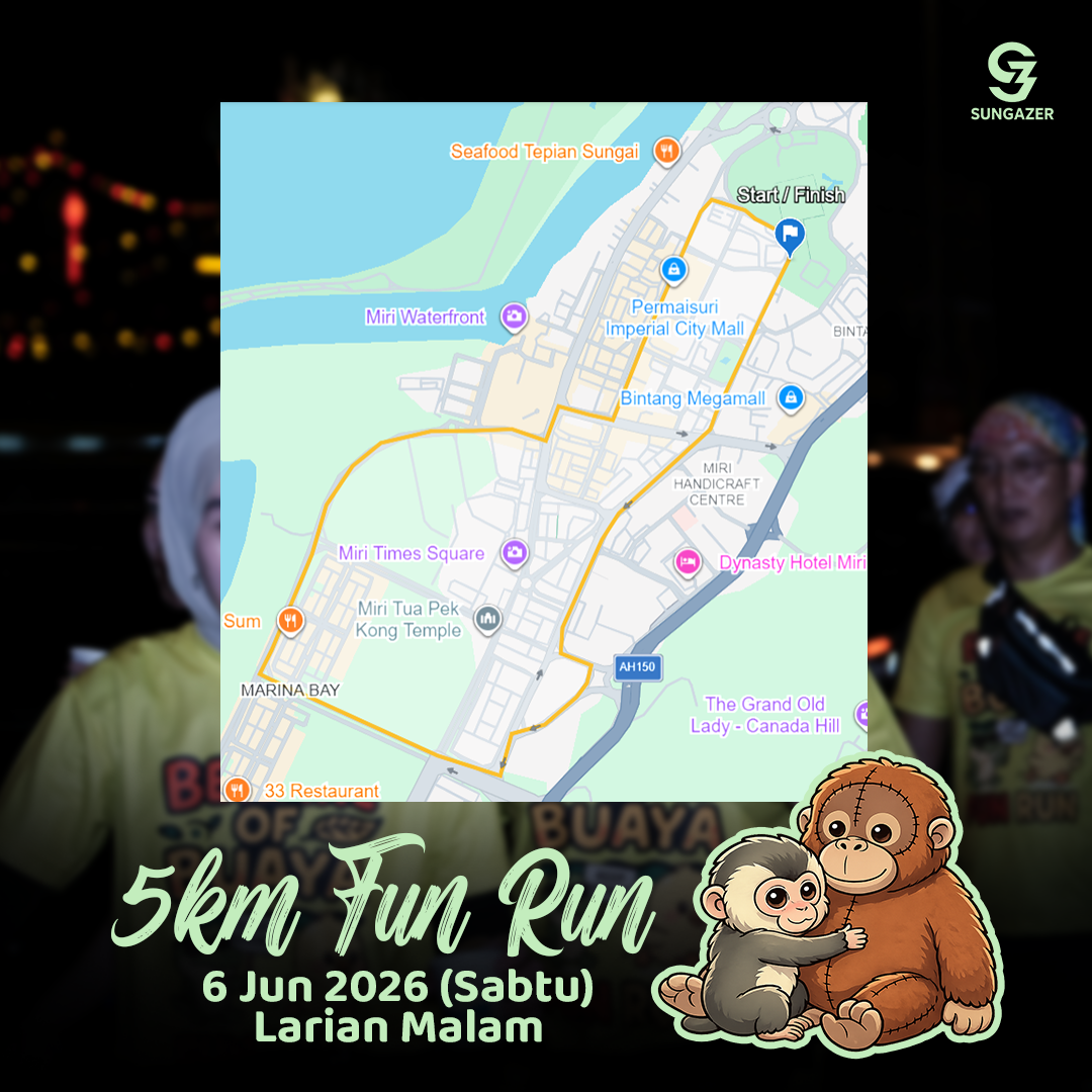 Baby Monkey 5km Fun Run @ Miri